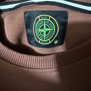 Stone Island Chestnut Crewneck Sweater